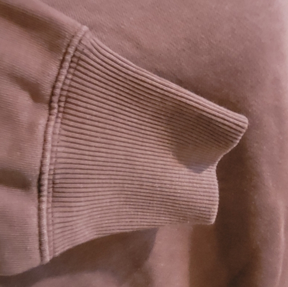 AERIE Relaxed Fit Loose Turtleneck Sweatshirt/Pullover, Size Large - Picture 6 of 12